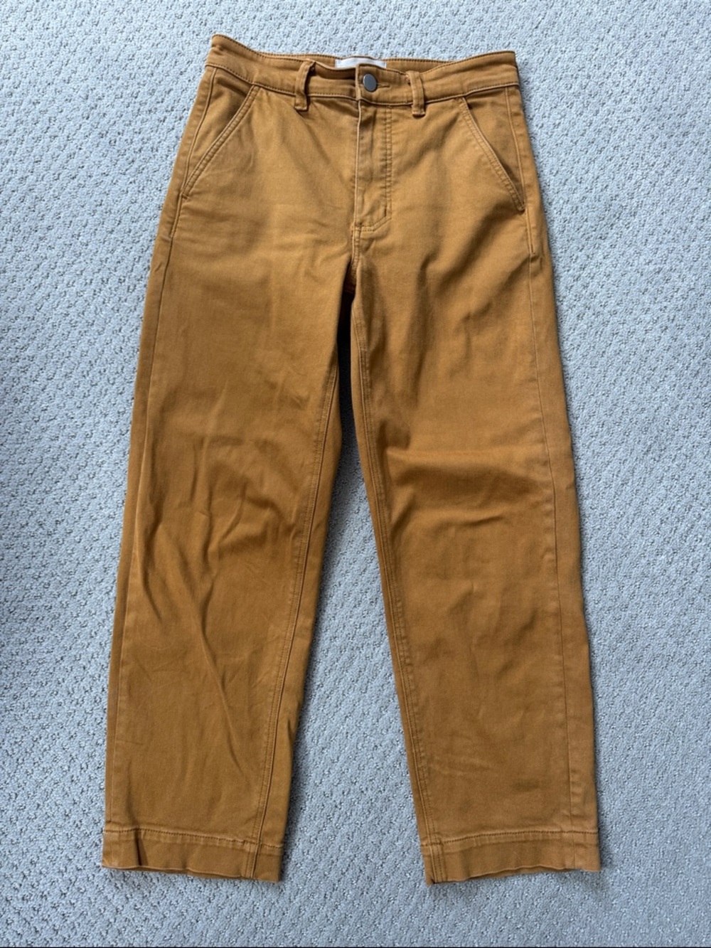 Everlane Women's Straight-Leg Trousers in Tan